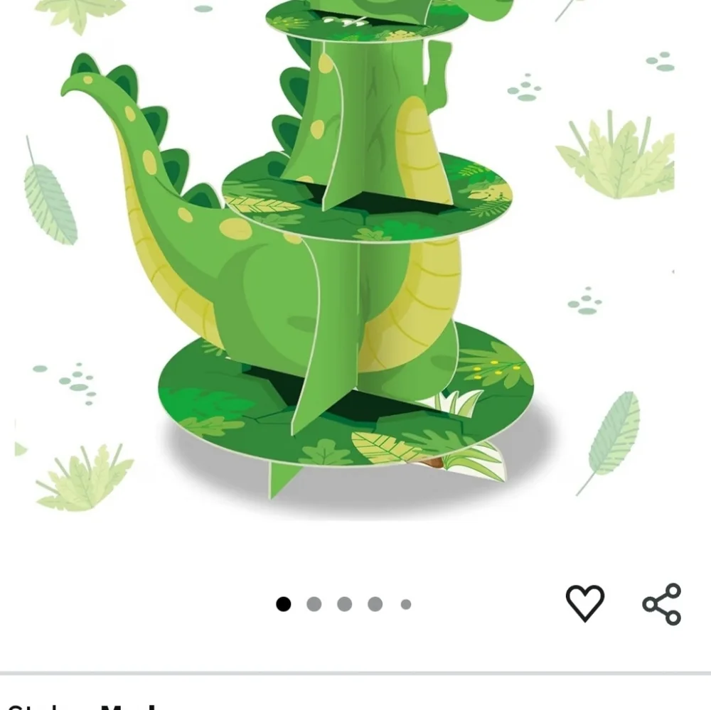 Dinosaur Cupcake Tower & Dinosaur Train Banner